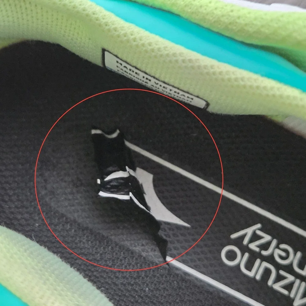 Mizuno Wave Running Shoes Womens 6.5 White‎ Green Teal Athletic Trainer